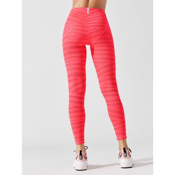 Adam Selman Sport French Cut Mesh Leggings Medium - Picture 3 of 7